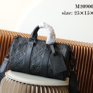 Louis Vuitton Keepall Mini Taurillon Monogram Leather Crossbody Bag