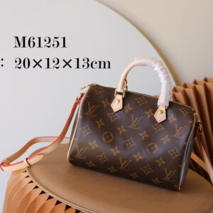 Louis Vuitton Nano Speedy Monogram Canvas Crossbody Bag