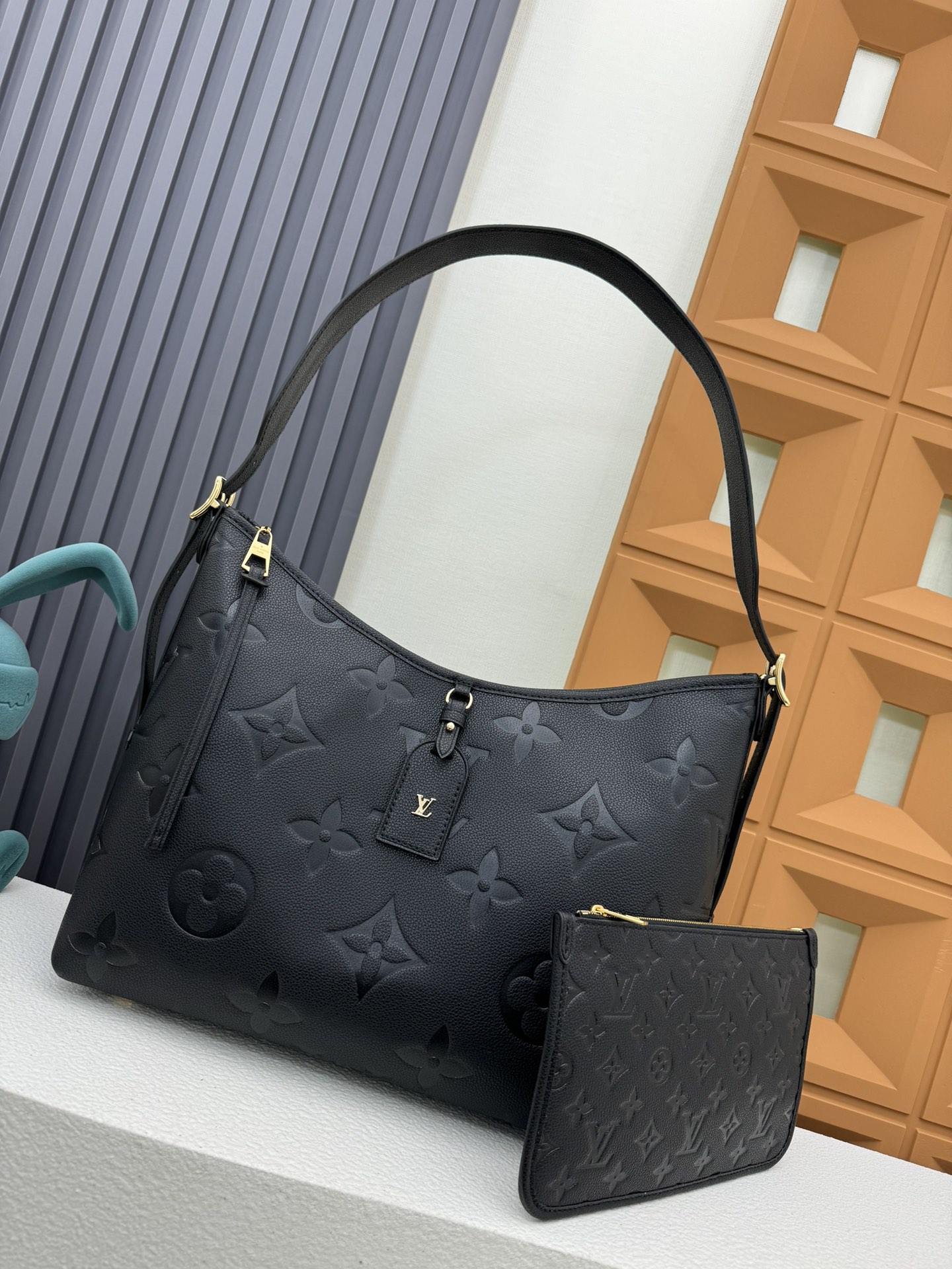 CarryAll Medium Handbag in Monogram Empreinte Leather