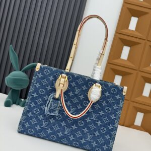OnTheGo MM Denim Monogram Tote Bag M46871