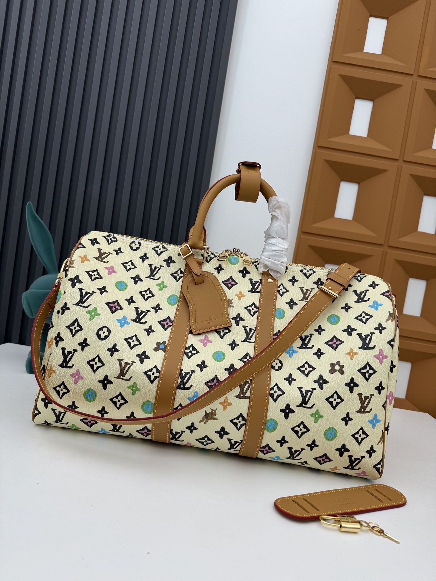 Louis Vuitton x Yayoi Kusama Keepall 50 Travel Bag