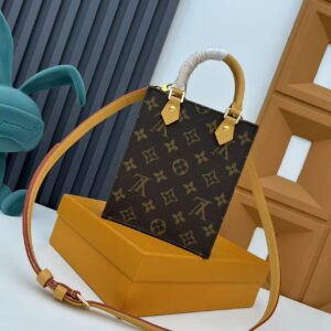 Louis Vuitton Petit Sac Plat Monogram Handbag