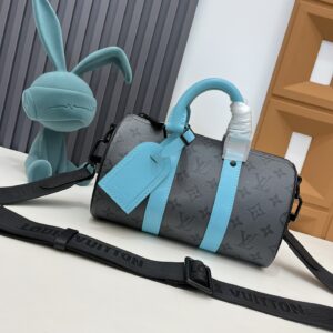 Louis Vuitton Keepall 25 Turquoise Pillow Bag
