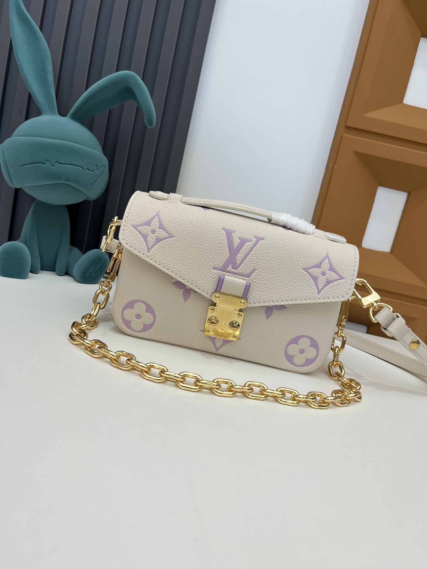 Louis Vuitton Pochette Metis East West Monogram Empreinte Leather Handbag