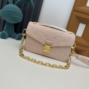 Louis Vuitton Pochette Metis East West Monogram Empreinte Leather Handbag