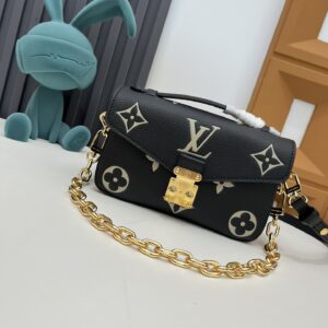 Louis Vuitton Pochette Metis East West Monogram Empreinte Leather Handbag