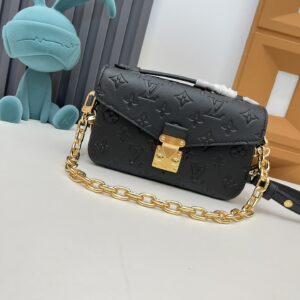 Louis Vuitton Pochette Metis East West Monogram Empreinte Leather Handbag