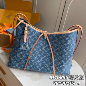 Louis Vuitton CarryAll Medium Denim Tote Bag