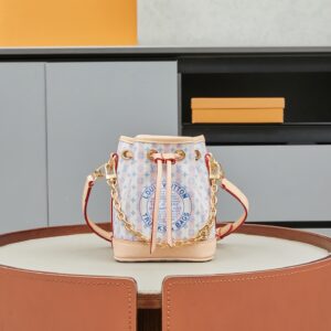 Louis Vuitton Nano Noe LV Stamp Canvas Bag