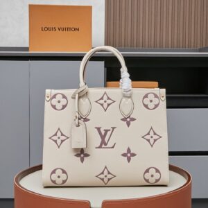 Louis Vuitton OnTheGo MM Tote Bag in Monogram Empreinte Leather