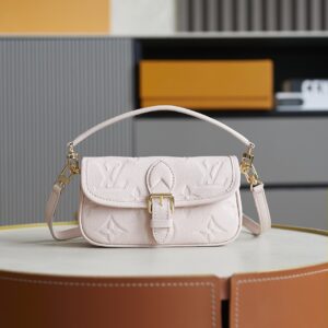 Louis Vuitton Nano Diane Handbag in Empreinte Leather