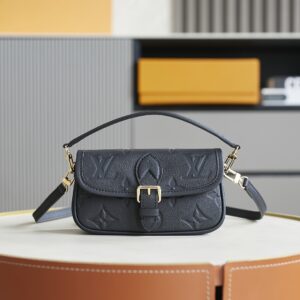Louis Vuitton Nano Diane Handbag in Monogram Empreinte Leather