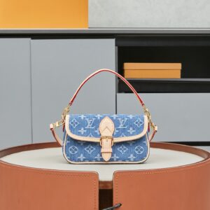 Louis Vuitton Nano Diane Denim Shoulder Bag