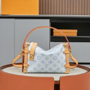 Louis Vuitton Side Trunk PM Handbag M27891 in Rose Pink Monogram Canvas