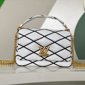 Louis Vuitton Twist GO-14 Medium Handbag M22891, Black