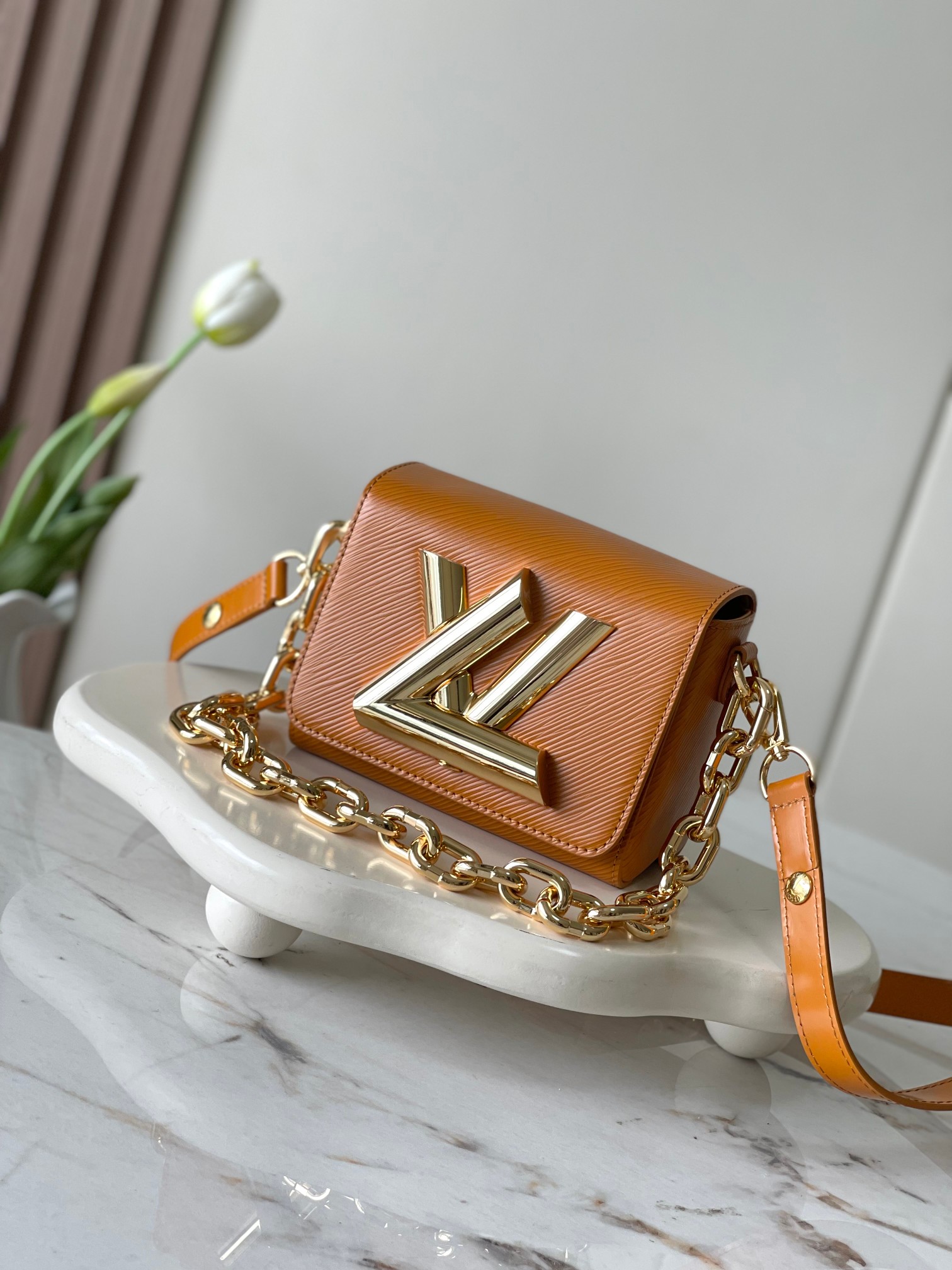 Louis Vuitton Twist Lo XL Epi Leather Handbag