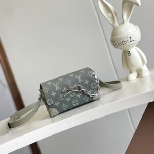 Louis Vuitton Steamer Mini Handbag in Monogram Eclipse Canvas