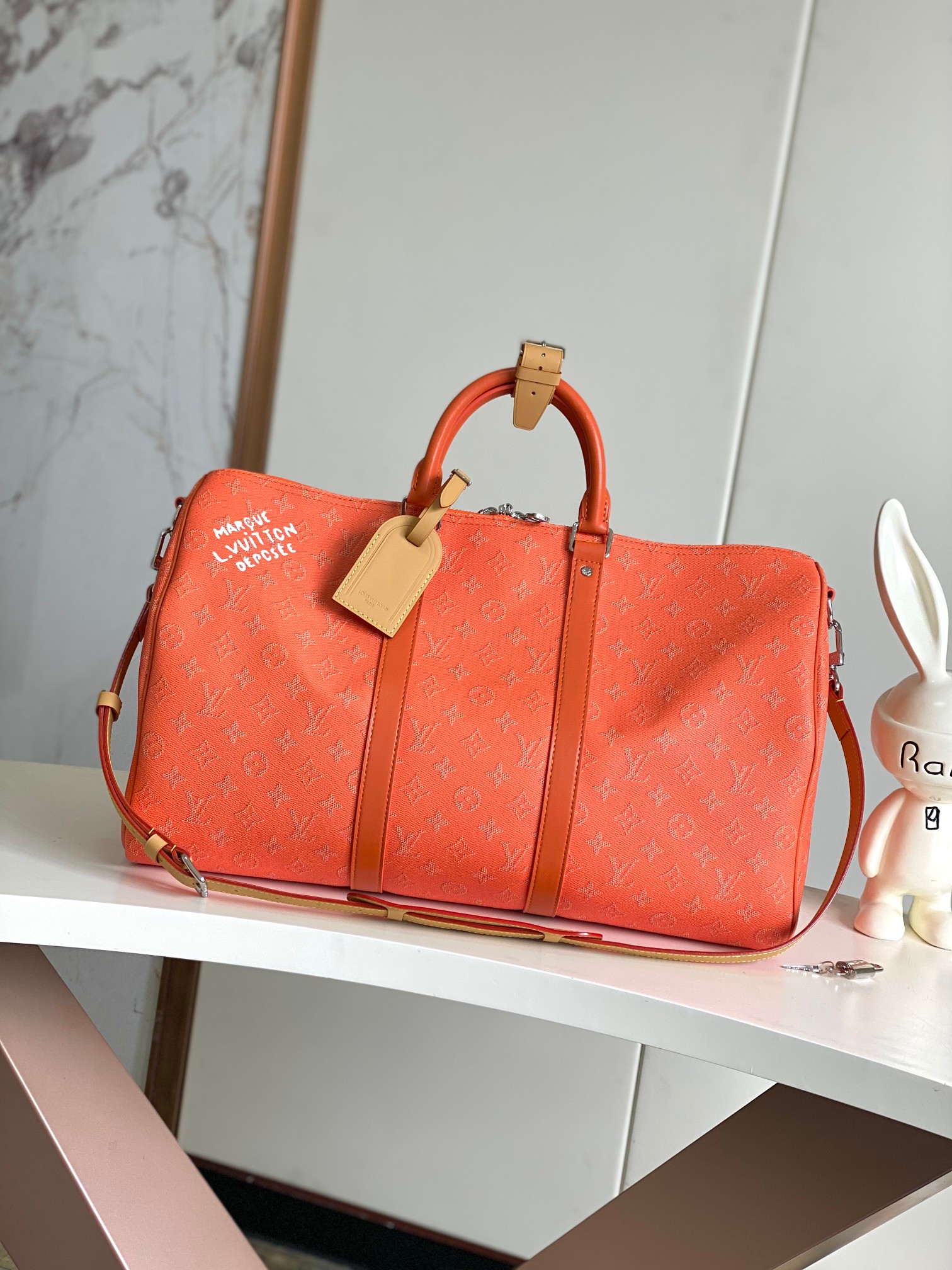 Louis Vuitton Heritage Keepall 50 Travel Bag