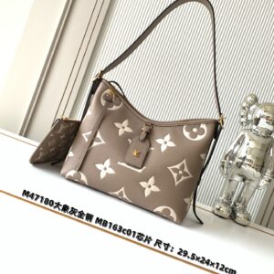 Louis Vuitton CarryAll PM Handbag in Monogram Empreinte Leather