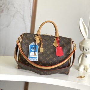 Louis Vuitton Speedy Soft 30 Handbag in Dark Monogram