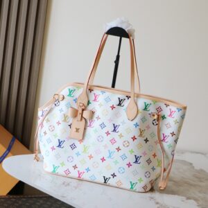 Neverwoof Medium Pet Bag in Monogram Coated Canvas and Leather