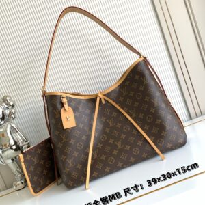 Louis Vuitton CarryAll MM Monogram Handbag