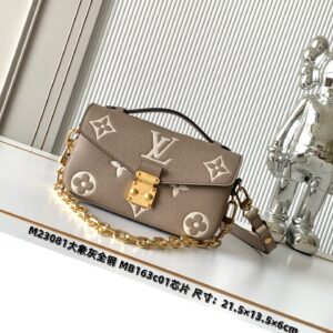 Louis Vuitton Pochette Métis East West Handbag in Monogram Empreinte Leather