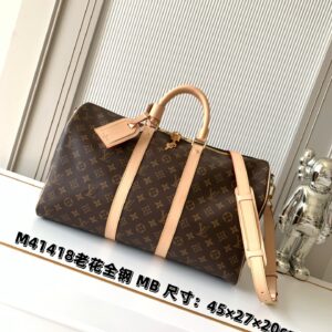Louis Vuitton Keepall Bandoulière 55 Travel Bag