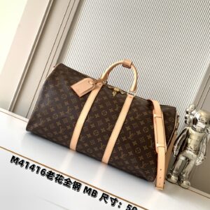 Louis Vuitton Keepall Bandouliere 55 Travel Bag