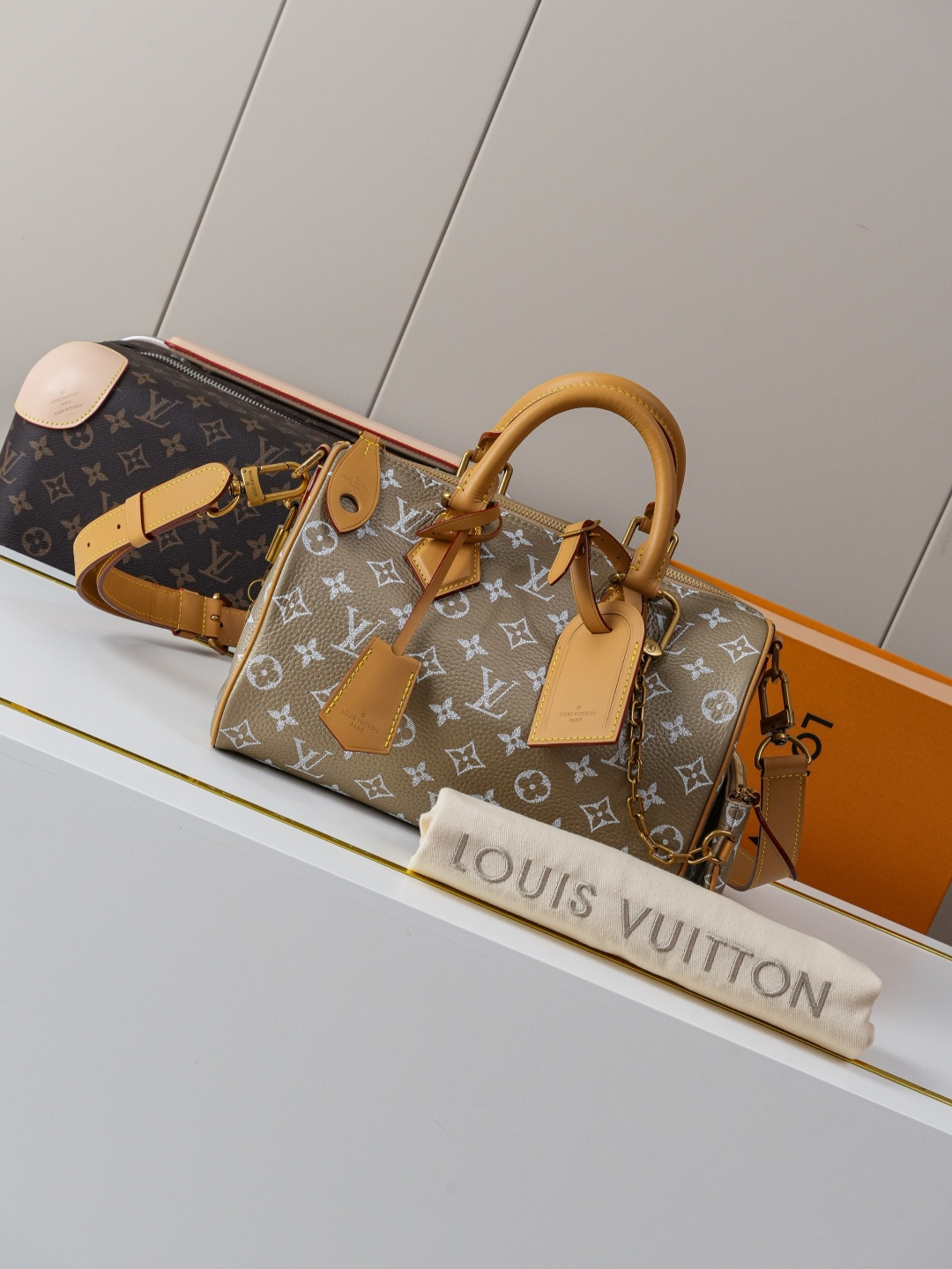 Speedy Bandoulière 25 Monogram Leather Handbag