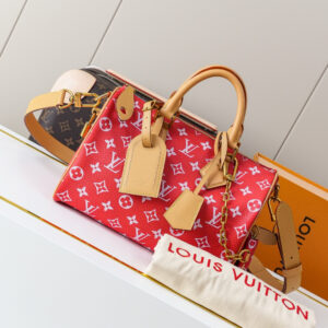 Louis Vuitton Speedy Bandouliere 25 Monogram Leather Handbag