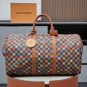 Louis Vuitton Keepall 50 Monogram Crystals Travel Bag