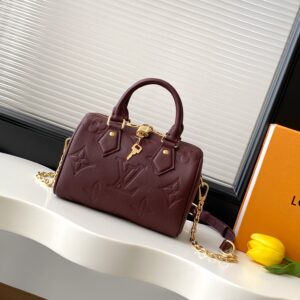 Louis Vuitton Speedy Bandouliere 20 Monogram Empreinte Leather Handbag