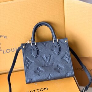 Louis Vuitton OnTheGo BB Monogram Empreinte Leather Tote Bag