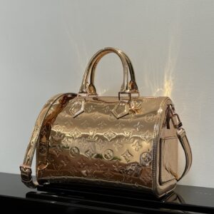 Louis Vuitton Speedy Bandouliere 25 Rose Gold Crossbody Bag