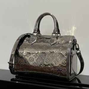 Louis Vuitton Speedy Bandouliere 25 Shoulder Bag in Gunmetal