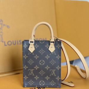 Louis Vuitton Petit Sac Plat Monogram Canvas Bag