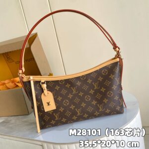 CarryAll East West Monogram Canvas and Leather Shoulder Bag