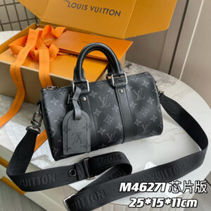 Louis Vuitton Keepall 25 Monogram Eclipse Reverse Crossbody Bag