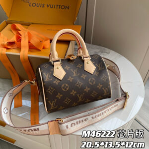 Louis Vuitton Speedy Bandouliere 20 Monogram Canvas Crossbody Bag