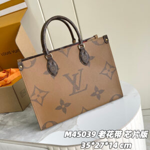 Louis Vuitton OnTheGo MM Monogram Reverse Tote Bag M45039