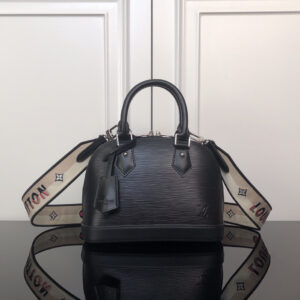 Louis Vuitton Alma BB Handbag M59217 in Black Epi Leather