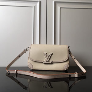 Louis Vuitton Buci Handbag in White Epi Leather