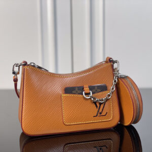 Louis Vuitton Marelle Handbag in Toffee Brown