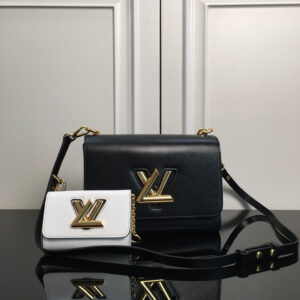 Two-Piece Textured Leather Crossbody Bag Set