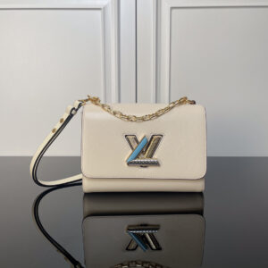 Louis Vuitton Twist Medium Crossbody Bag in White