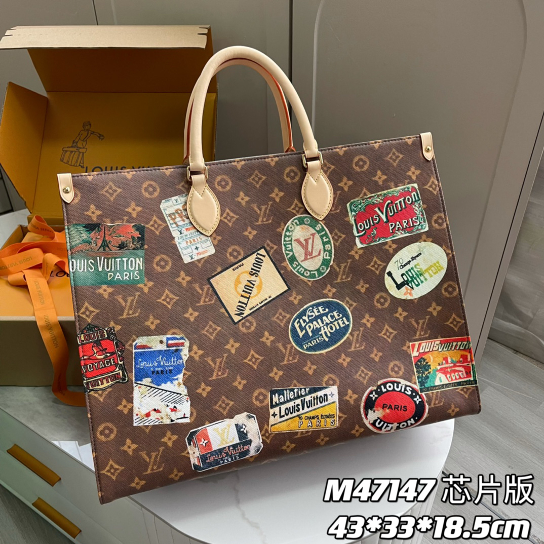 Louis Vuitton OnTheGo Voyage Tote Bag