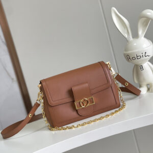 Louis Vuitton Dauphine Soft Medium Crossbody Bag M25209 Black