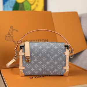 Louis Vuitton Side Trunk MM Monogram Denim Handbag