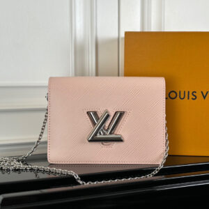 Louis Vuitton Twist Belt Chain Bag in Pink Epi Leather